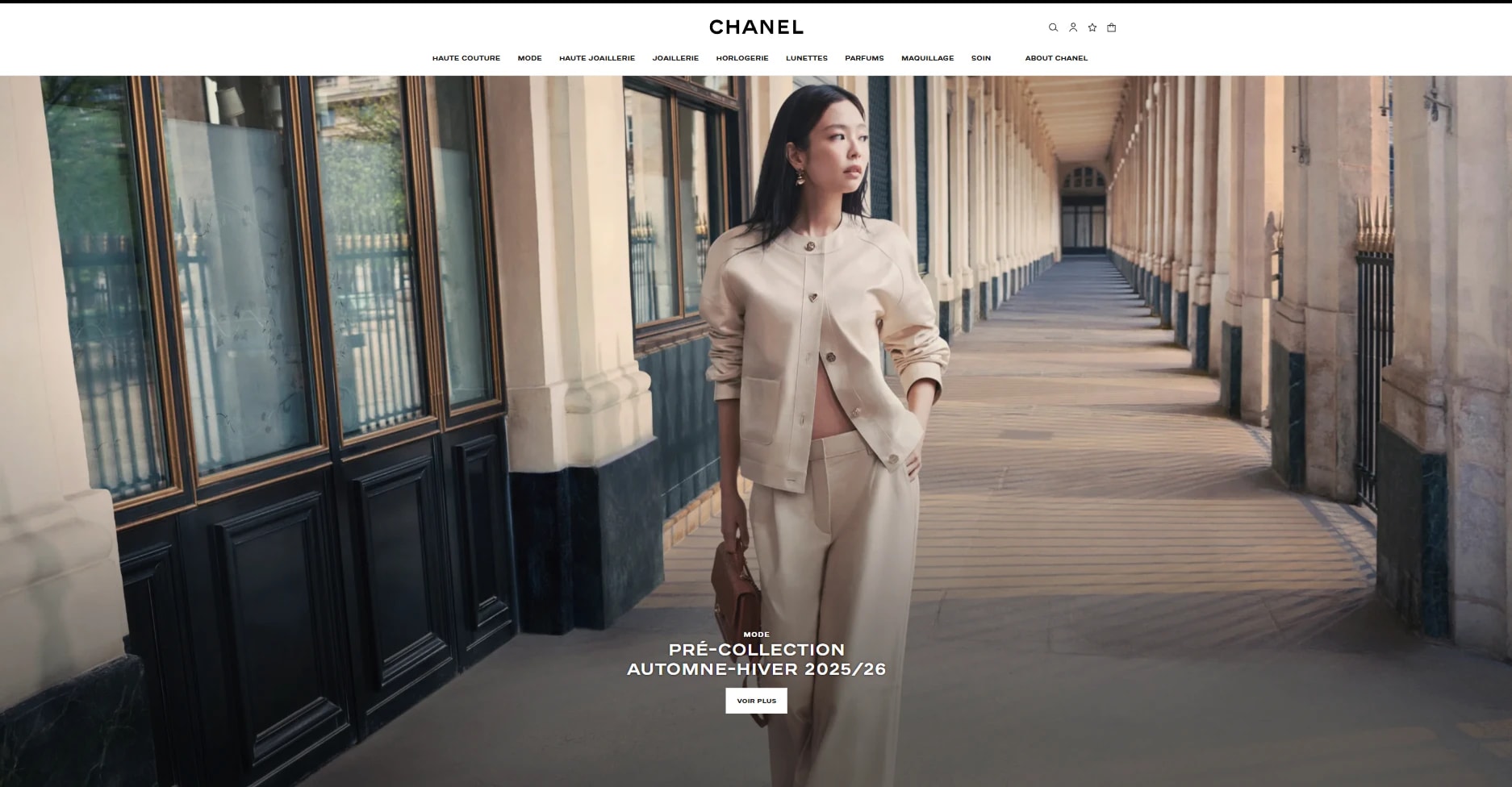 Projet digital Chanel — réalisation Chill Studio